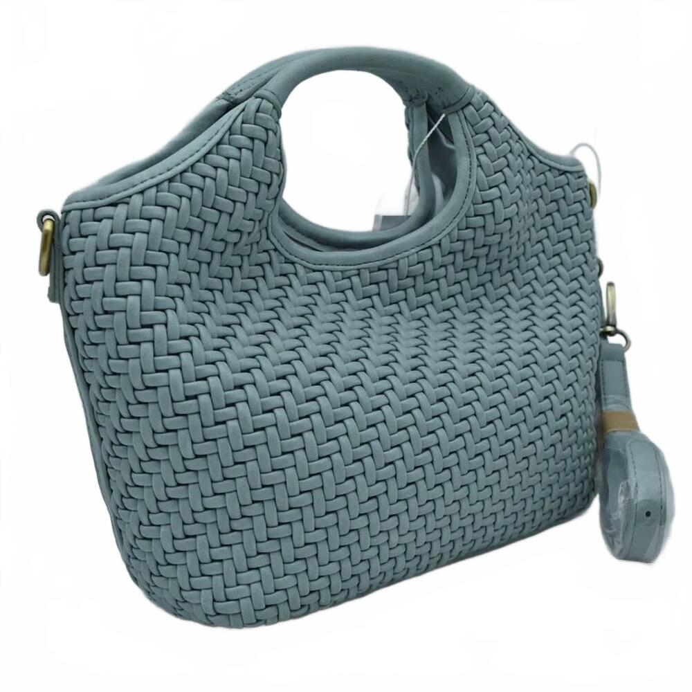 NEW EMPIRE women's vegan weeve hand bag in blue